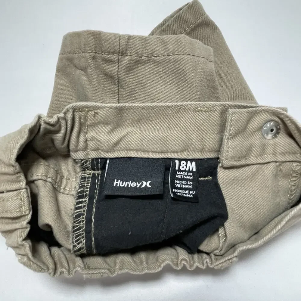 Hurley Toddler Khaki Shorts size 18 months - Picture 4 of 4
